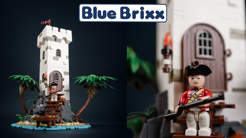 BlueBrixx Legenden der Schatzküste: Flucht aus dem Gefängnisturm 108826 Titel
