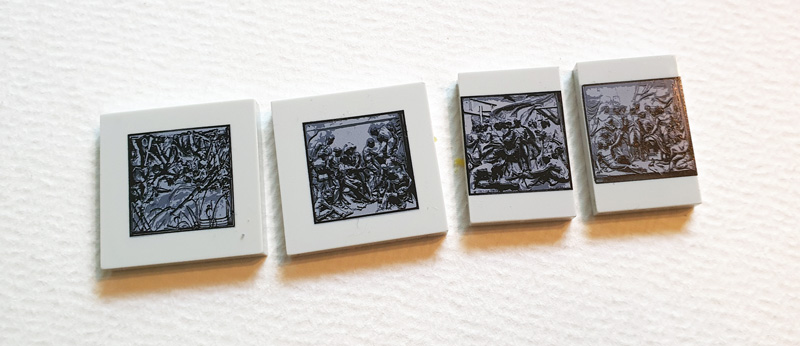 COBI Nelsonsäule 20097 Aufbau Prints