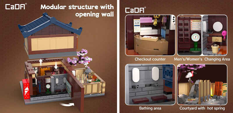 CaDA C66012W Japanisches Bad Set