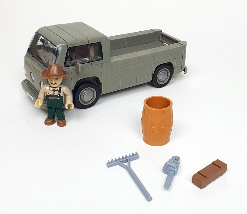 COBI Volkswagen T2a Pritschenwagen 24618 Set gebaut komplett
