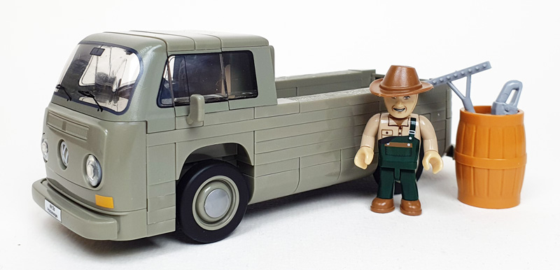 COBI Volkswagen T2a Pritschenwagen 24618 Set gebaut komplett
