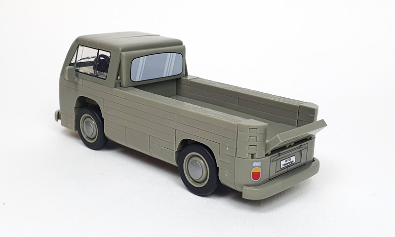 COBI Volkswagen T2a Pritschenwagen 24618 Auto Rückansicht