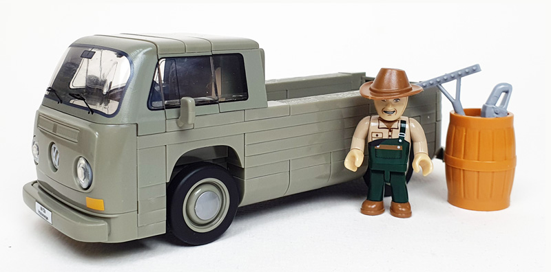 COBI Volkswagen T2a Pritschenwagen 24618 Set gebaut komplett Titel