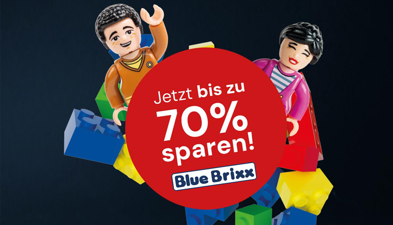 BlueBrixx Eröffnung Outlet-Stores Titel
