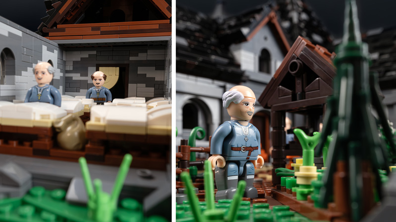 BlueBrixx 108663 Kloster Blaubrunn – Die Gemeinschaft Figuren