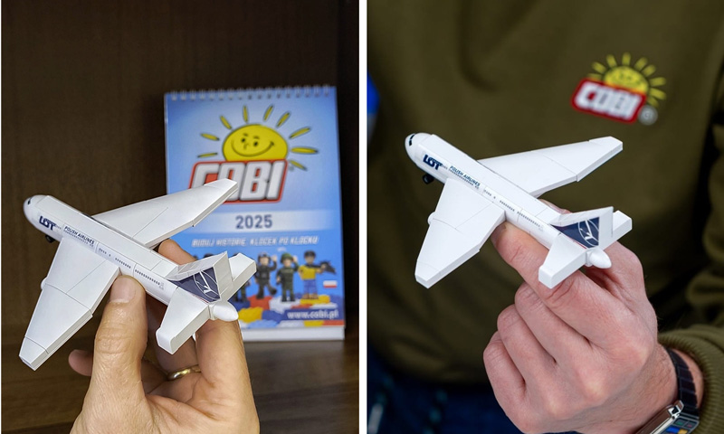 COBI 1402 LOT Passagierflugzeug