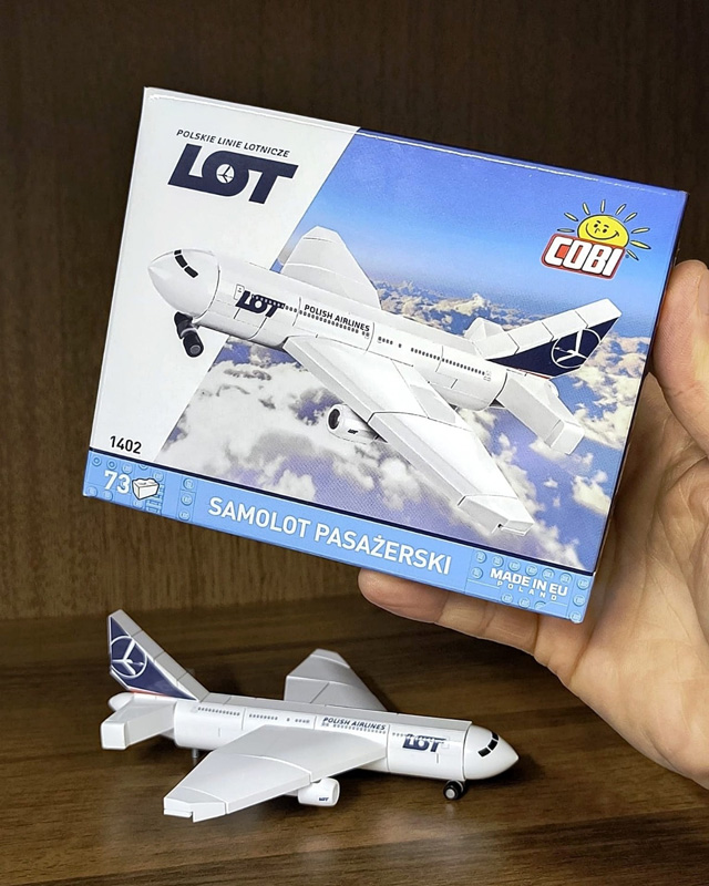 COBI 1402 LOT Passagierflugzeug