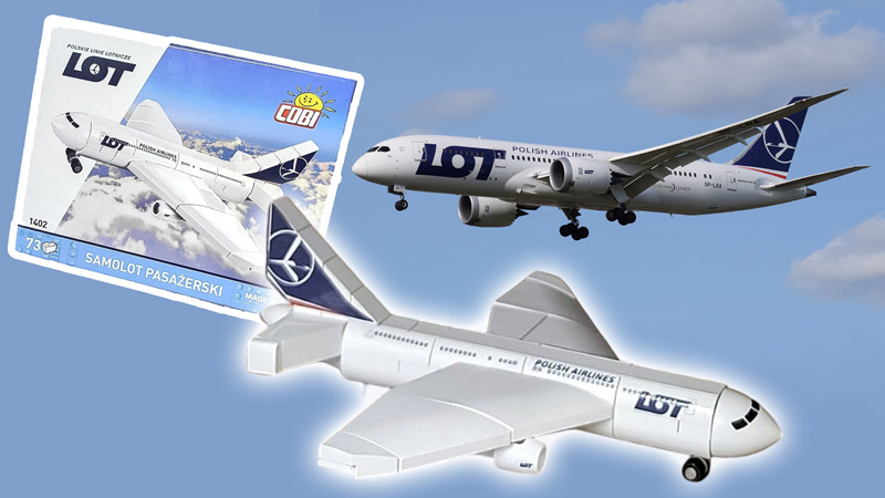 COBI 1402 LOT Passagierflugzeug Titel