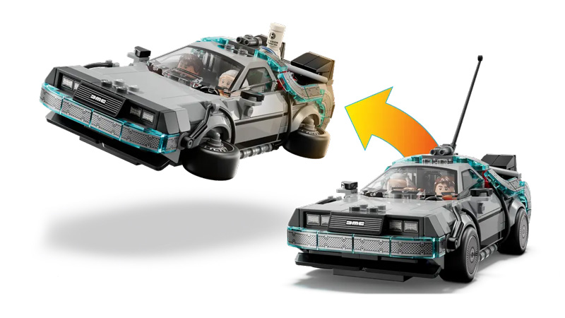 LEGO Speed Champions Zeitmaschine aus Zurück in die Zukunft Set