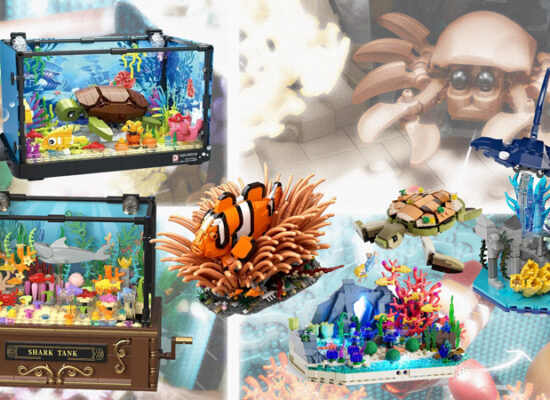 LEGO Aquarium und Co: Bunte Unterwasserwelten aus Klemmbausteinen