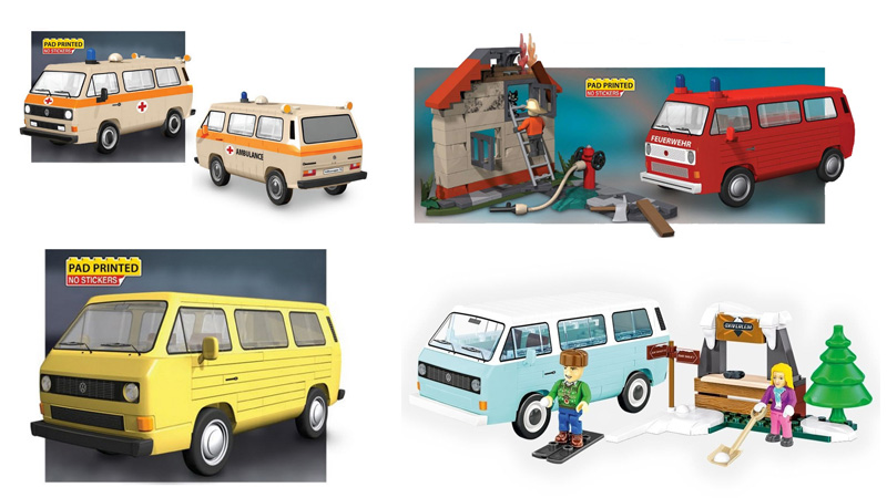 COBI Volkswagen T3 Collage