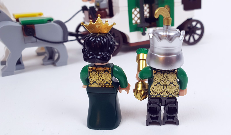 BlueBrixx Burg Bärenfels: Kutsche des Burgherren 108808 Minifiguren