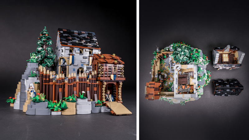 Bluebrixx Burg Blaustein Pro 108712 Produktbilder