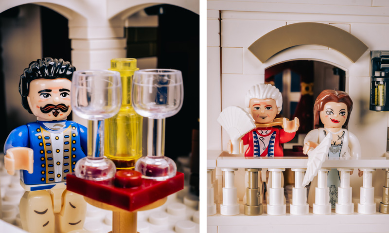 BlueBrixx Legenden der Schatzküste: Gouverneurspalast 108570 Produktbilder Minifiguren