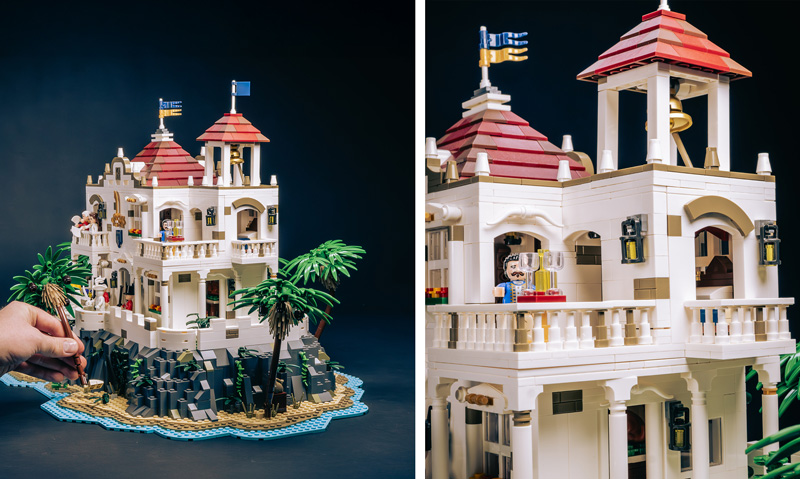 BlueBrixx Legenden der Schatzküste: Gouverneurspalast 108570 Produktbilder