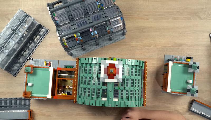 BlueBrixx Studgart Hbf Prototyp Draufsicht