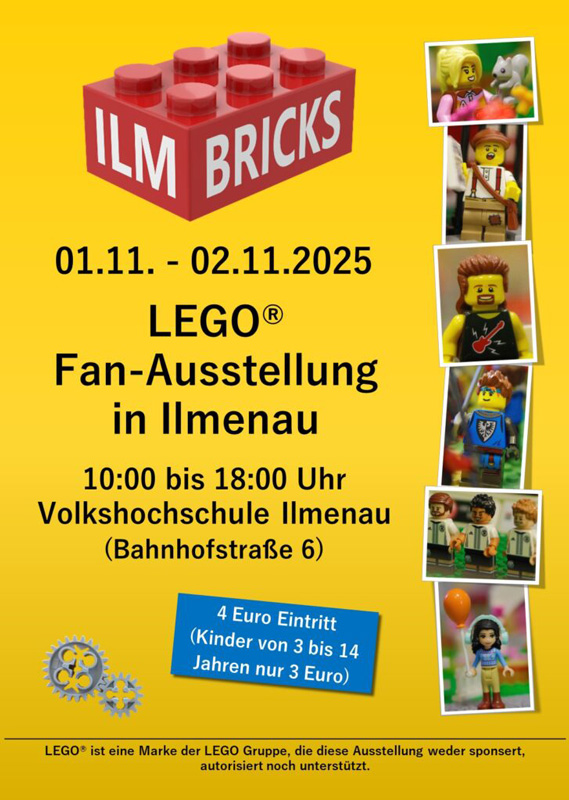 LEGO-Ausstellung Ilmbricks 2025 Flyer