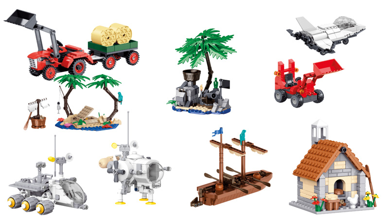 Aldi Toylino Klemmbausteine S