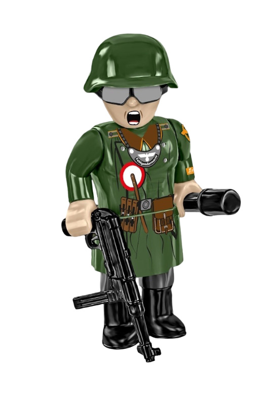 COBI 2664 Panzer 38(t) Ausf. A Limited Edition Minifigur Militärpolizist