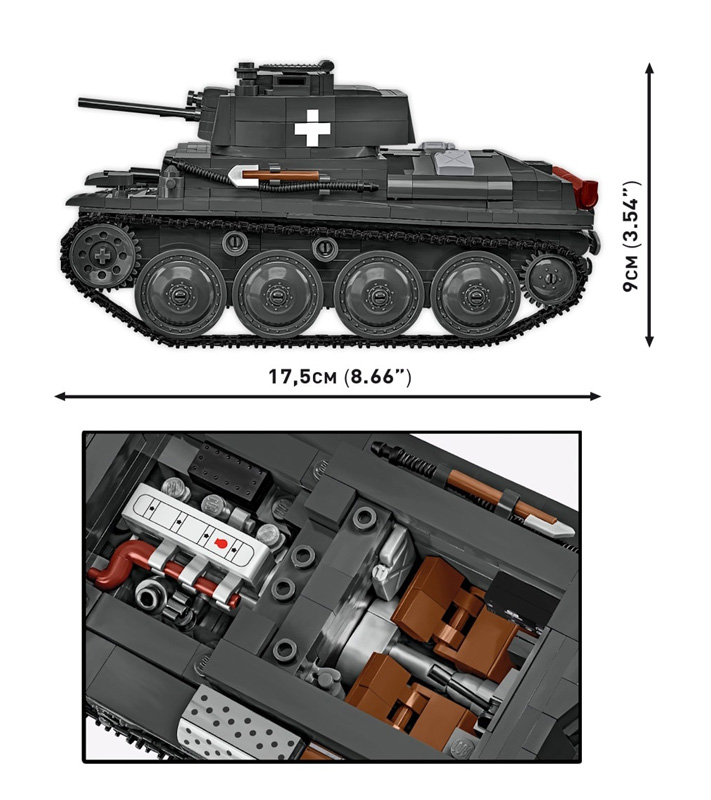 COBI 2664 Panzer 38(t) Ausf. A Limited Edition