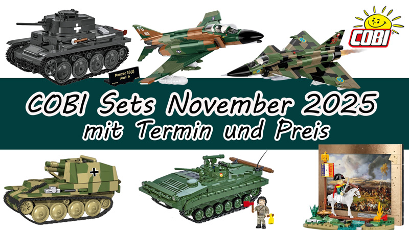 COBI Neuheiten November 2025 Titel