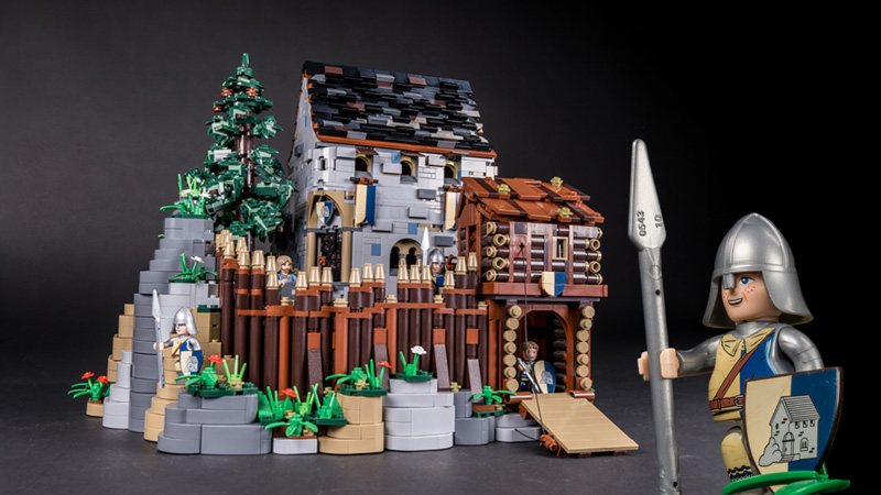 Bluebrixx Burg Blaustein Minifiguren Titel