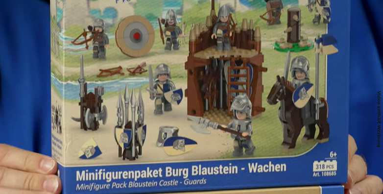 Bluebrixx Minifigurenpaket Burg Blaustein: Wachen 108685