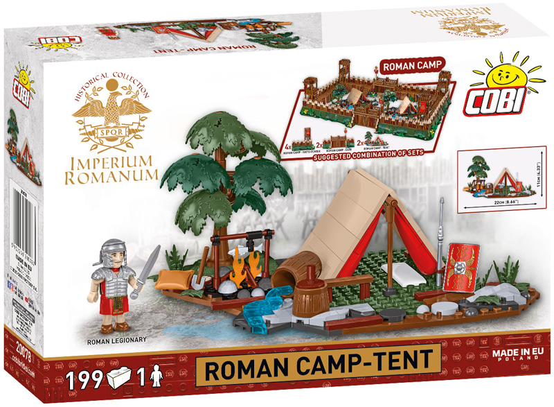 COBI Roman Camp: Tent / Zelt der römischen Legionäre 20078 Box