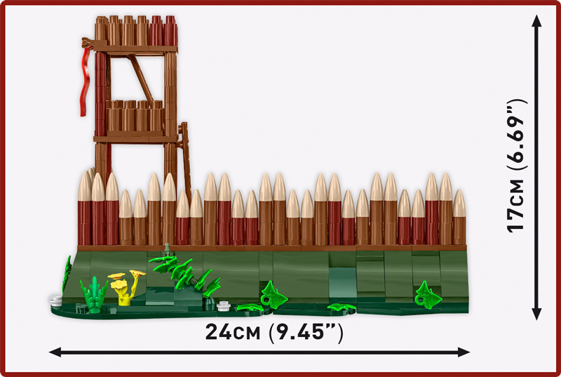 COBI Imperium Romanum Watchtower 20076 Maße