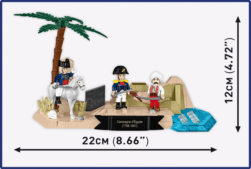 COBI 20092 Campagne d Ègypte Napoleonic Wars Ägypten Feldzug Maße