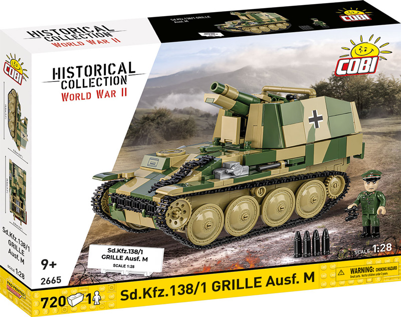 COBI 2665 Sturmpanzer 38(t) Grille Ausf. M Box