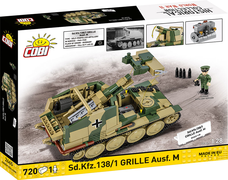 COBI 2665 Sturmpanzer 38(t) Grille Ausf. M Box