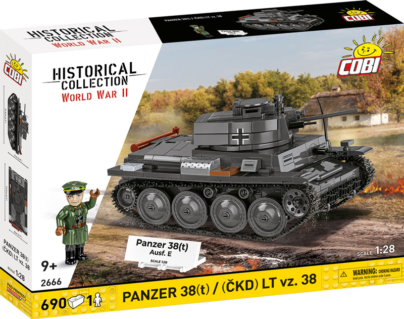 COBI 2666 Panzer 38(t) / (ČKD) LT vz. 38 Box