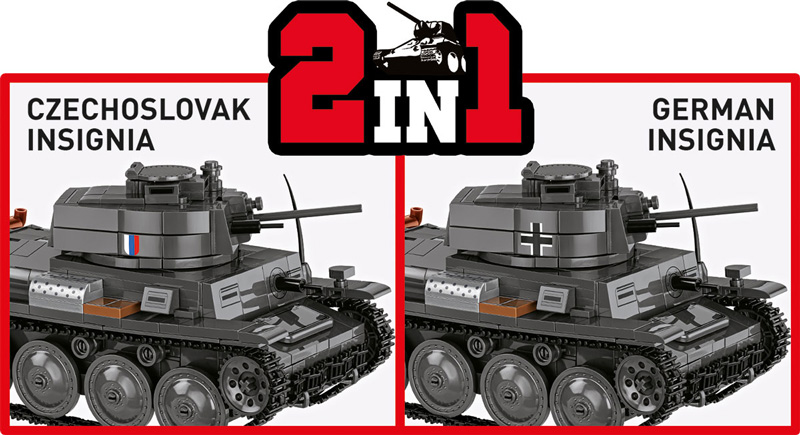 COBI 2666 Panzer 38(t) / (ČKD) LT vz. 38