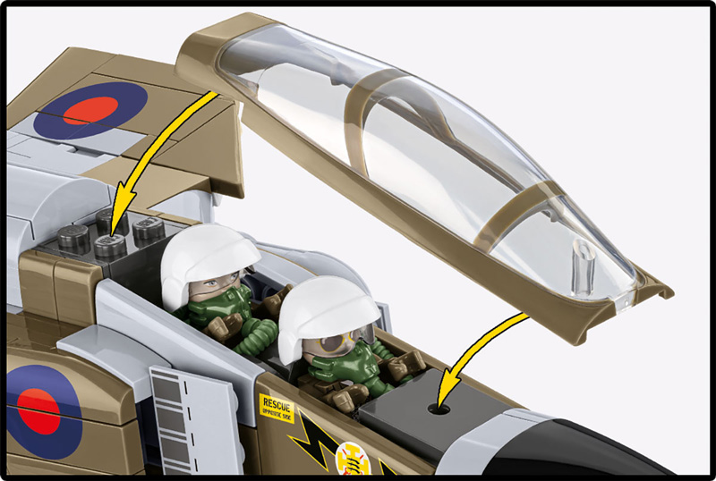 COBI 5908 F-4M Phantom II (FGR.2) Set