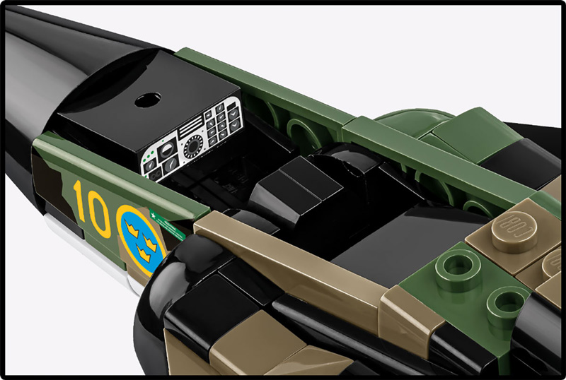 COBI 5911 Saab AJS37 Viggen Set