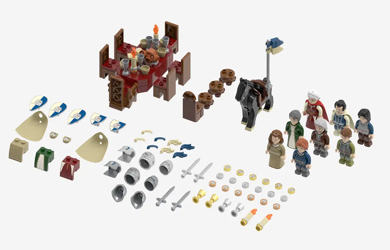 BlueBrixx Minifigurenpaket Blaustein: Die Herrschaften 108665