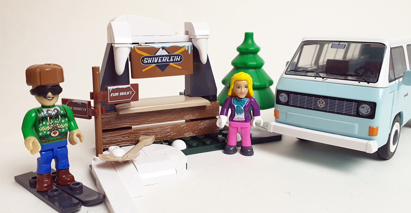 COBI Volkswagen T3 Winter Adventure 24639 gebaut