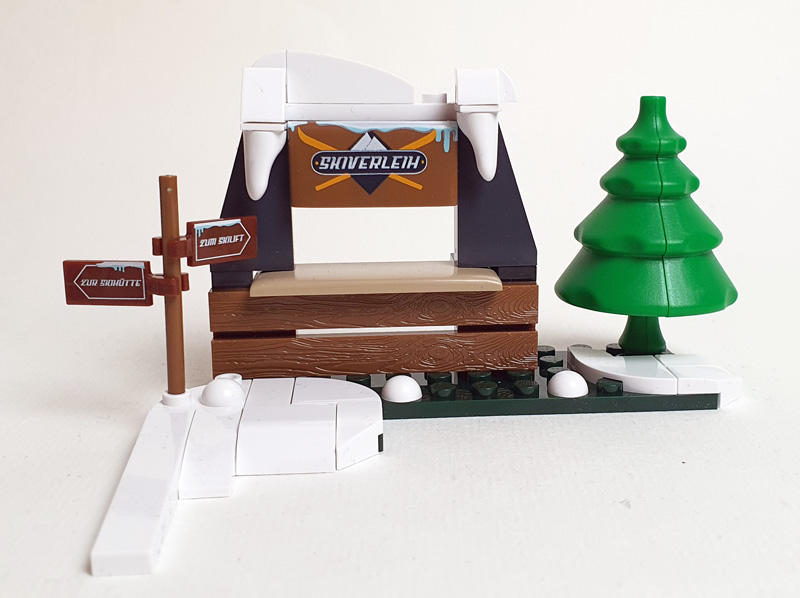 COBI Volkswagen T3 Winter Adventure 24639 gebaut Detail Skiverleih