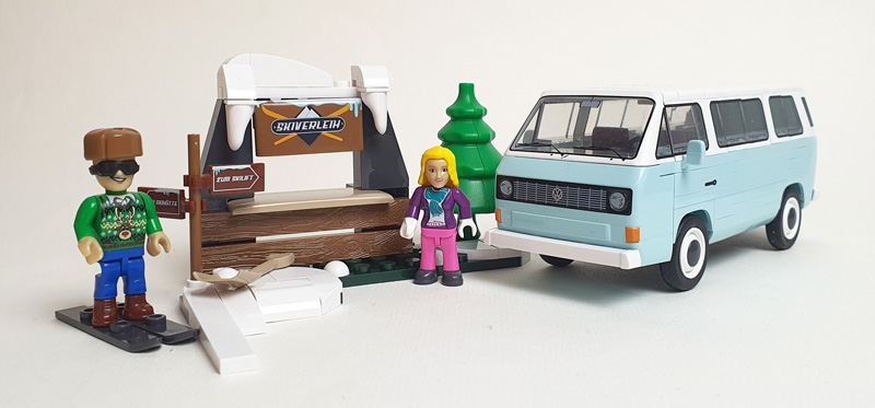 COBI Volkswagen T3 Winter Adventure 24639 gebaut