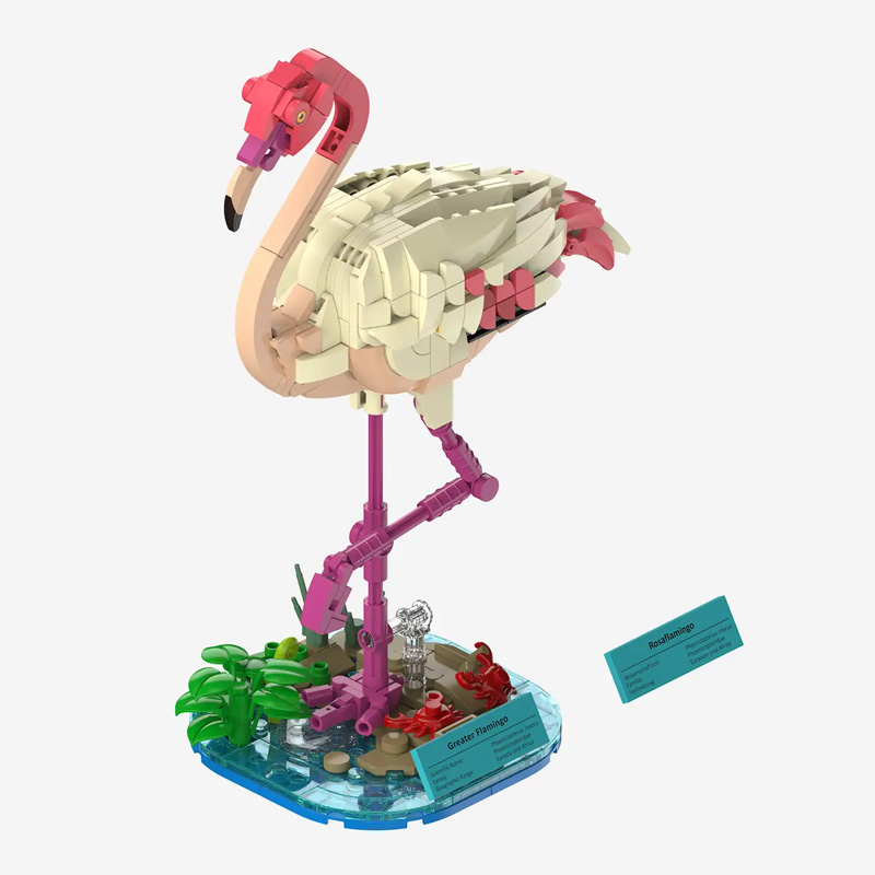 BlueBrixx 108692 Rosaflamingo