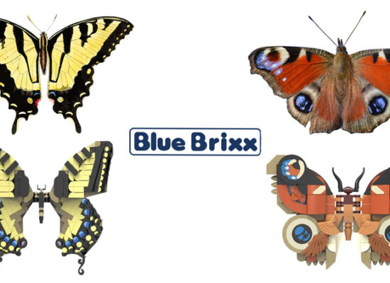 Erste BlueBrixx Schmetterlinge flattern ins Sortiment