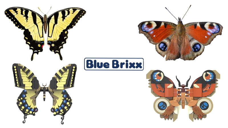 BlueBrixx Schmetterlinge Neuheiten Titel