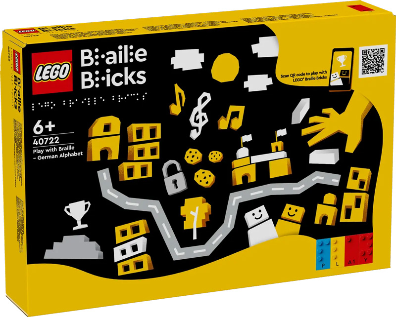 LEGO Spielspaß mit Braille – Deutsches Alphabet 40722 Box