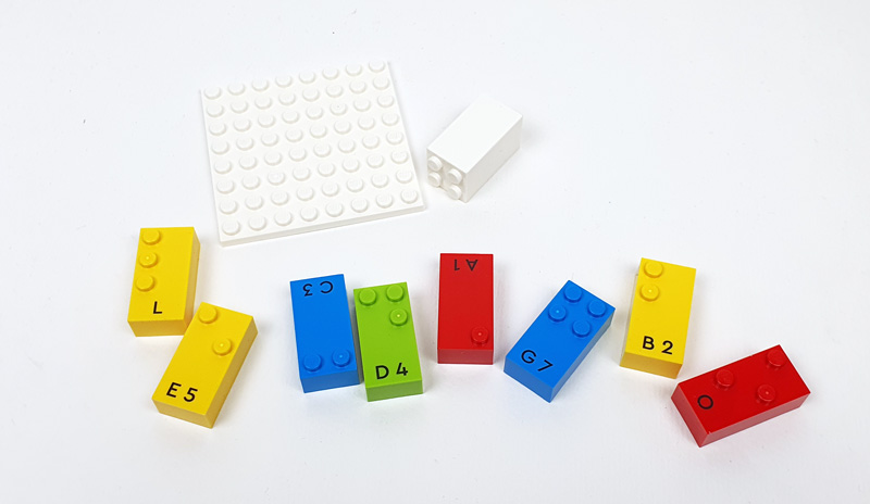 LEGO Spielspaß mit Braille-Steinen (30711) Inhalt