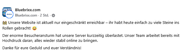 BlueBrixx Blue Week 2025 Server