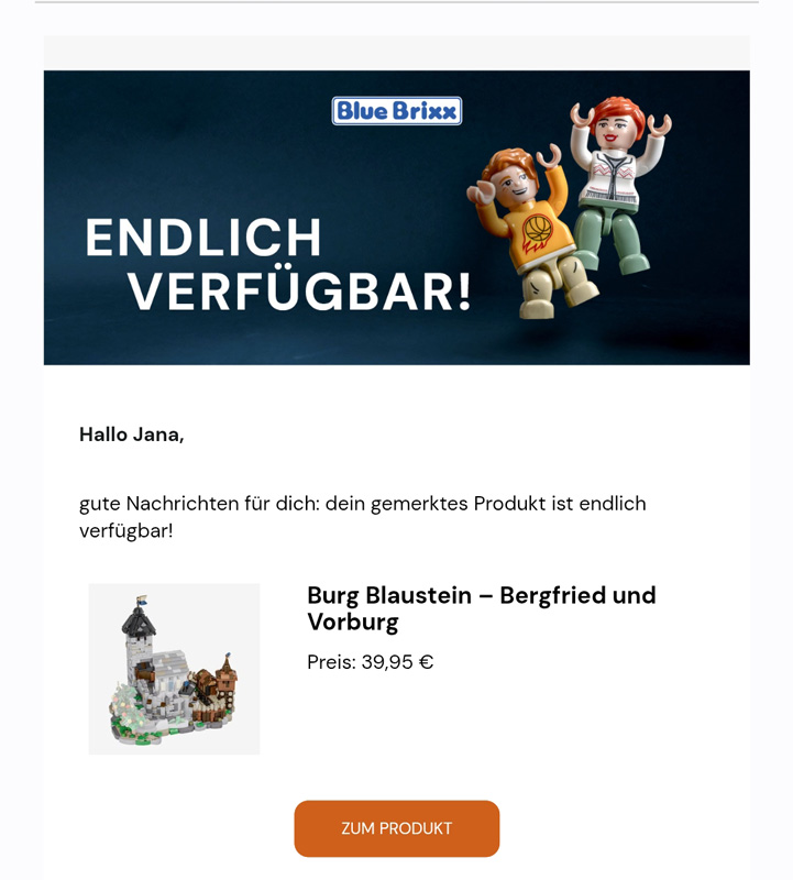 Adventskalender Burg Blaustein - Erweiterung (108753) vergriffen Benachrichtigung