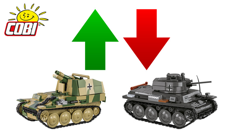 COBI Setnummer geändert Grille Panzer 38t Titel