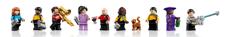 LEGO Star Trek: U.S.S. Enterprise NCC-1701-D Minifiguren