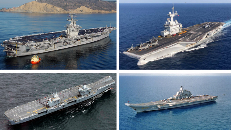 COBI Flugzeugträger Collage